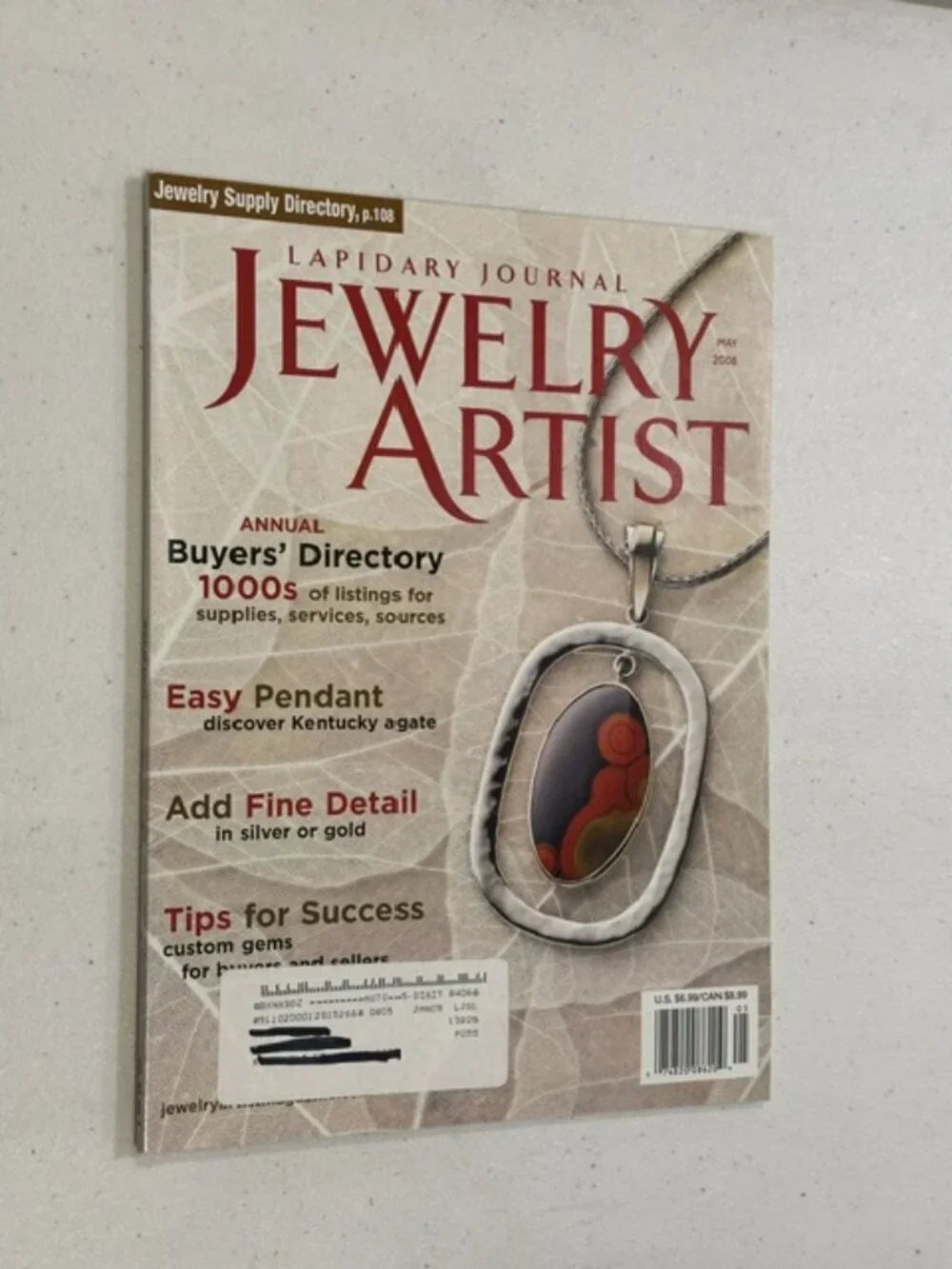 Lot of ELEVEN (11) Issues-Jewelry Artist Lapidary Journal 2008-2009